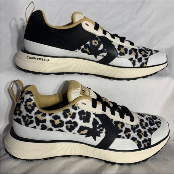 Converse Star Series RN OX Beige Black White Leopard Shoes New With Box Mens - Picture 6 of 6